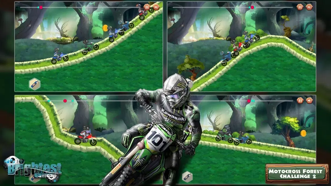 ภาพหน้าจอของ Motocross Forest Challenge 2