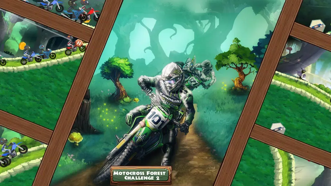 ภาพหน้าจอของ Motocross Forest Challenge 2