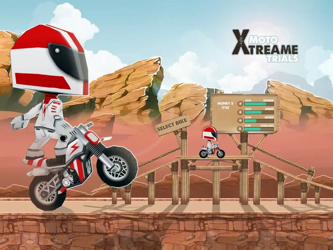 Zrzuty ekranu Moto Xtreme Trials iPad 