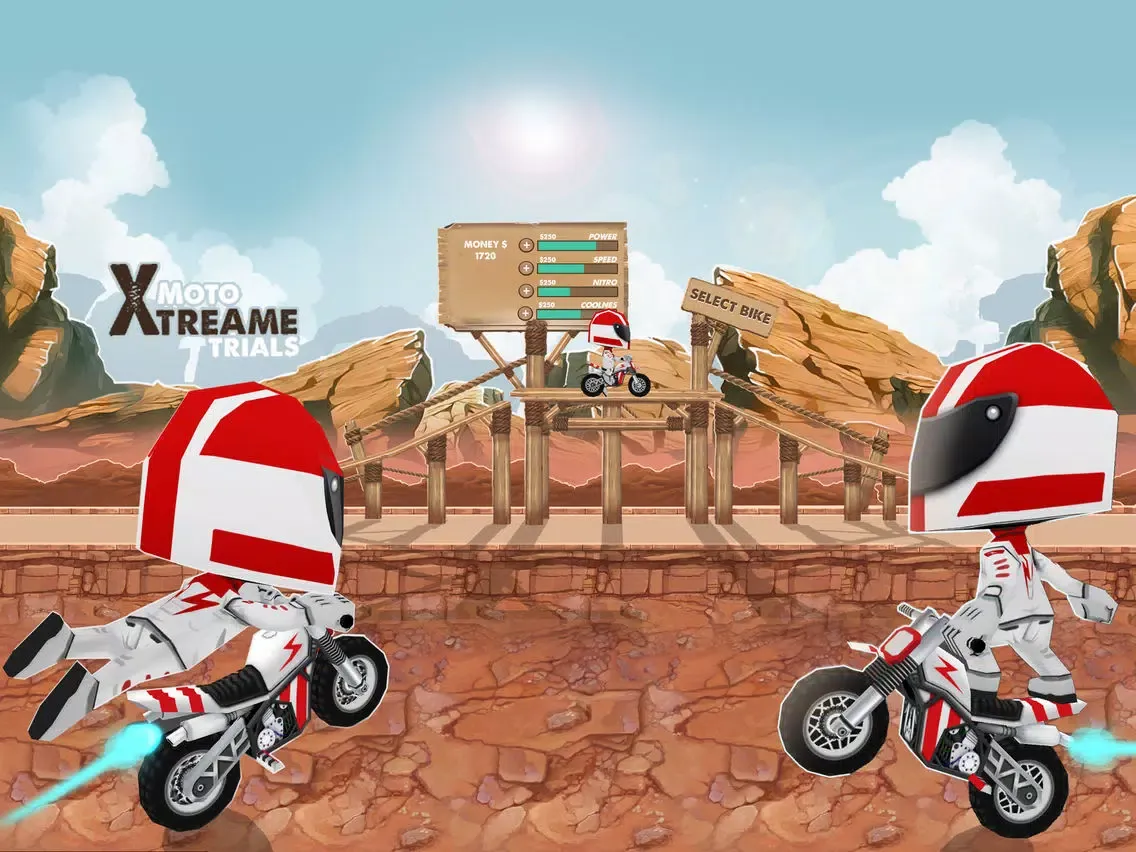 Zrzuty ekranu Moto Xtreme Trials iPad 