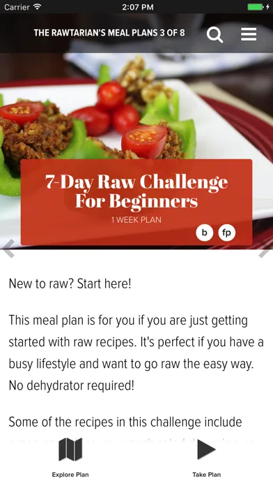 Rawtarian's Raw Meal Plans Ekran Görüntüleri