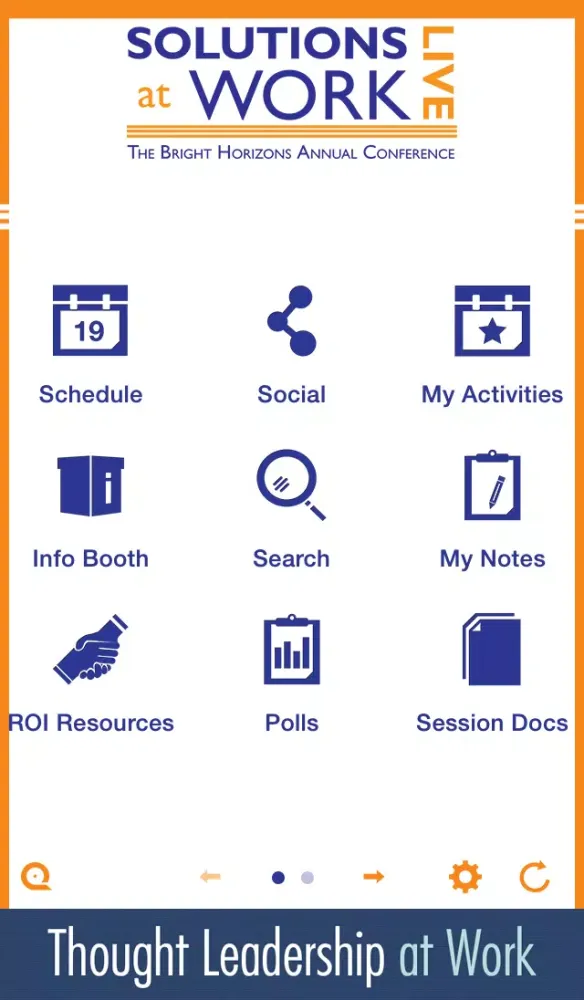 Ảnh chụp màn hình của Solutions at Work LIVE 2014