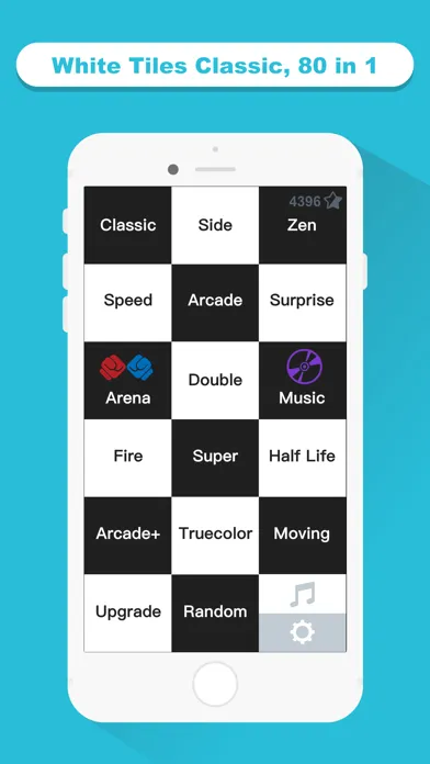 Capturas de pantalla de White Tiles Classic Version : Piano Master