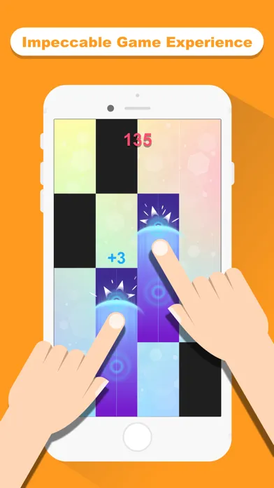 Capturas de pantalla de White Tiles Classic Version : Piano Master