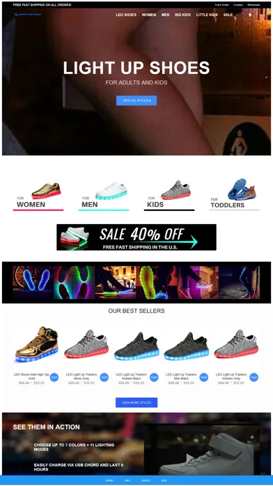 Captures d'écran de Bright LED Shoes