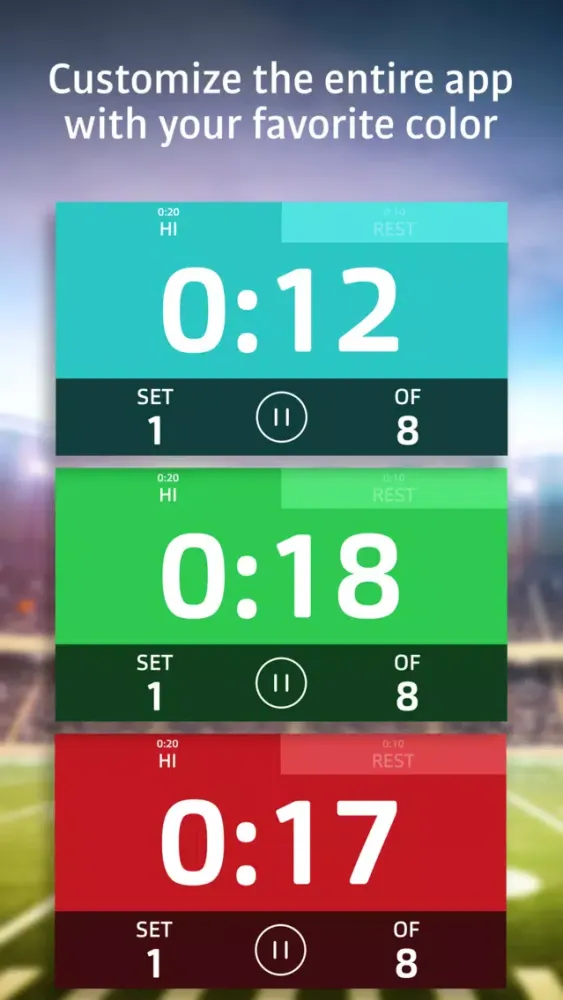 Tangkapan layar Pacer Fitness - Interval Timer