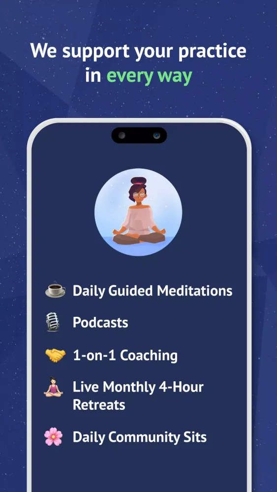 Brightmind Meditation سکرین شاٹس
