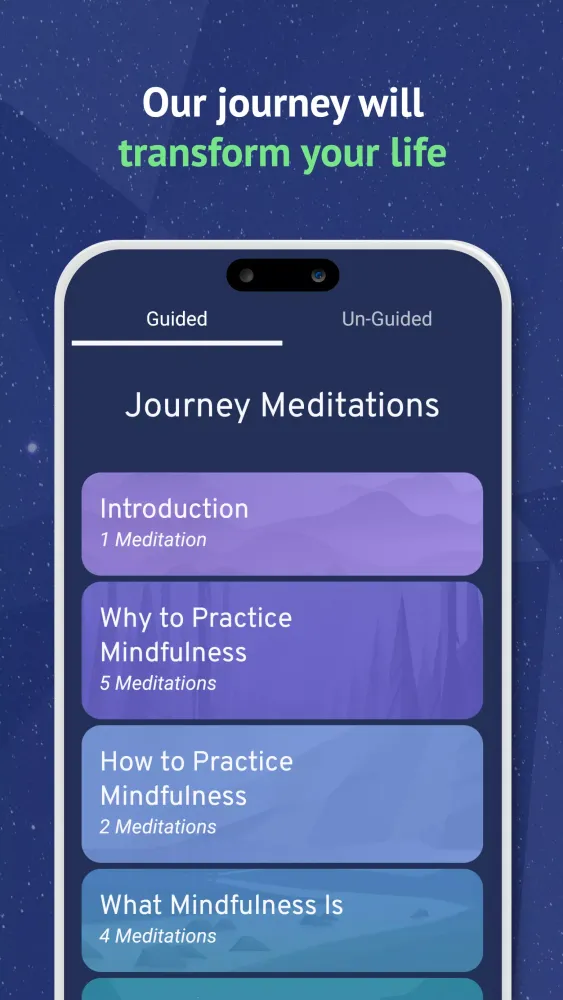 Brightmind Meditation سکرین شاٹس