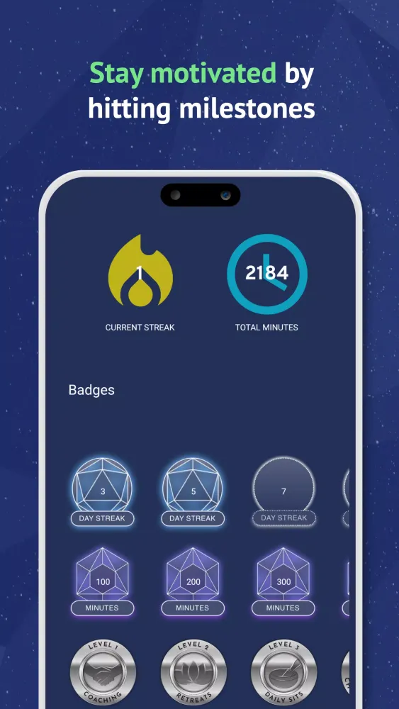Brightmind Meditation سکرین شاٹس