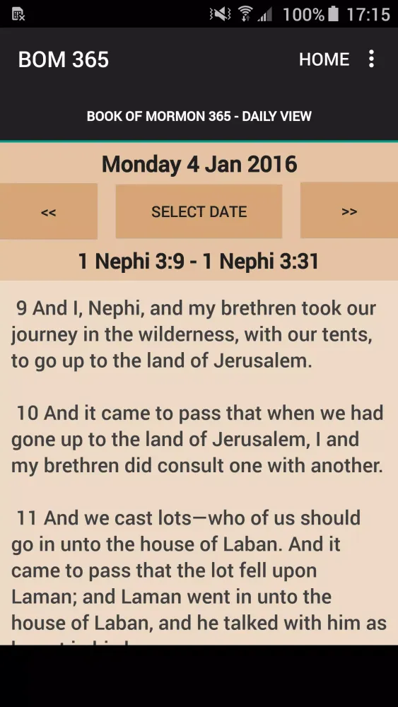 Book of Mormon 365 Screenshots