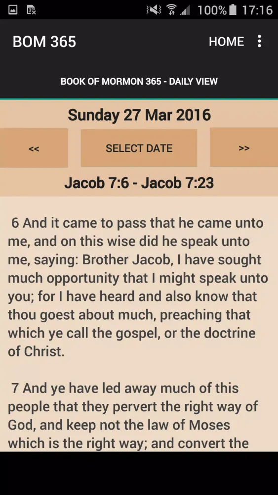 Book of Mormon 365 Screenshots