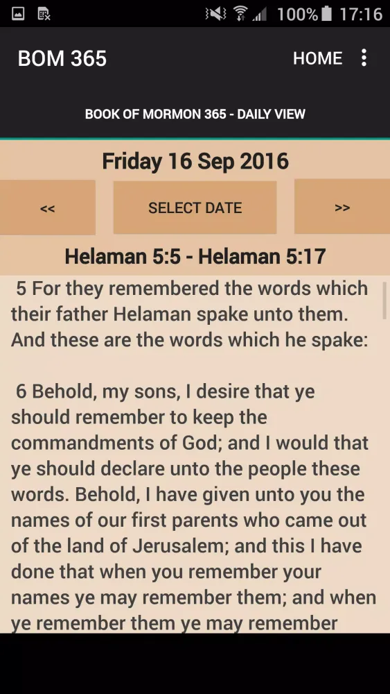 Book of Mormon 365 Screenshots