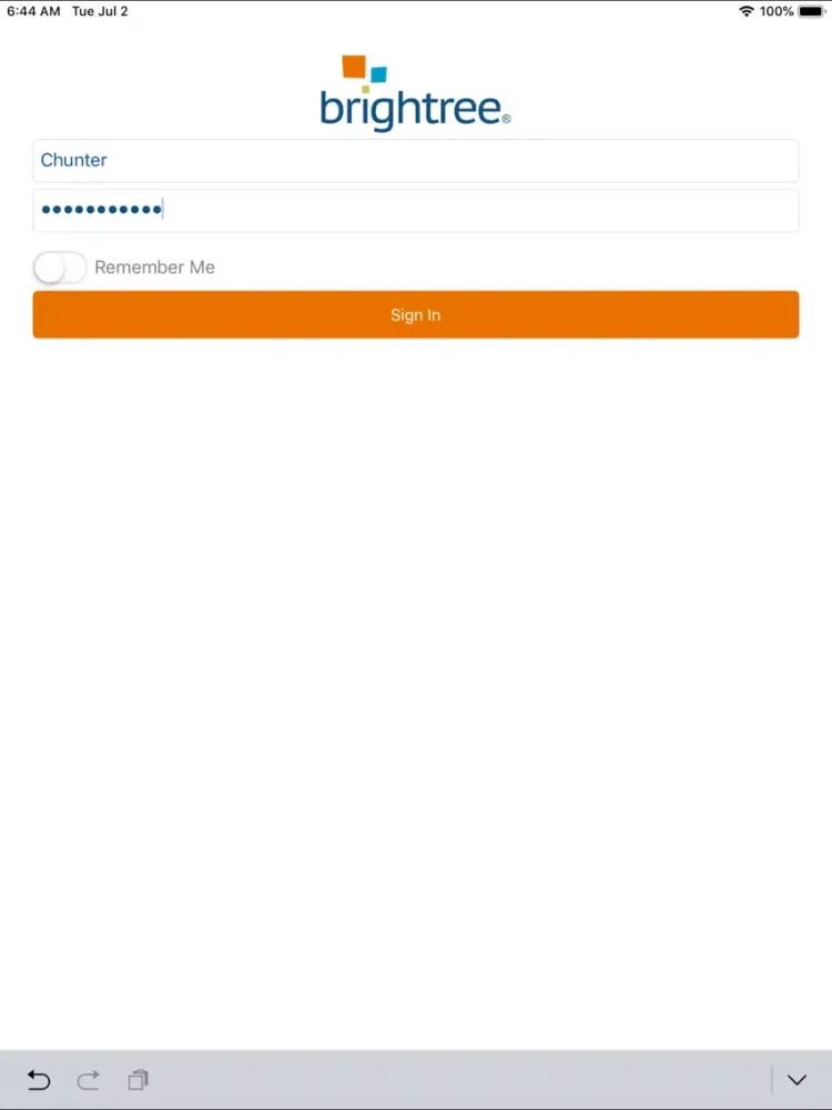 Brightree® Communicate iPad  スクリーンショット