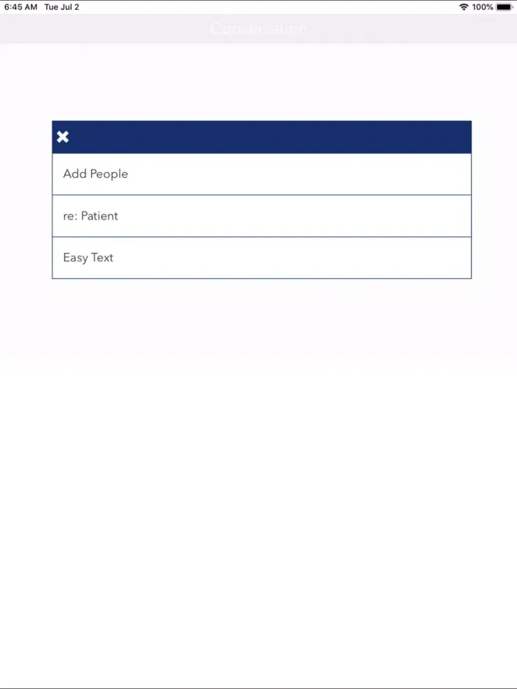 Brightree® Communicate iPad  スクリーンショット