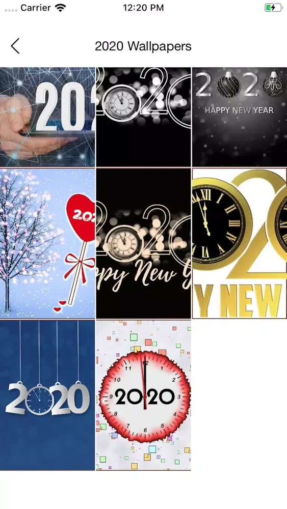 2020 Wallpapers سکرین شاٹس