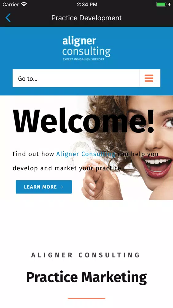 Zrzuty ekranu Aligner Consult