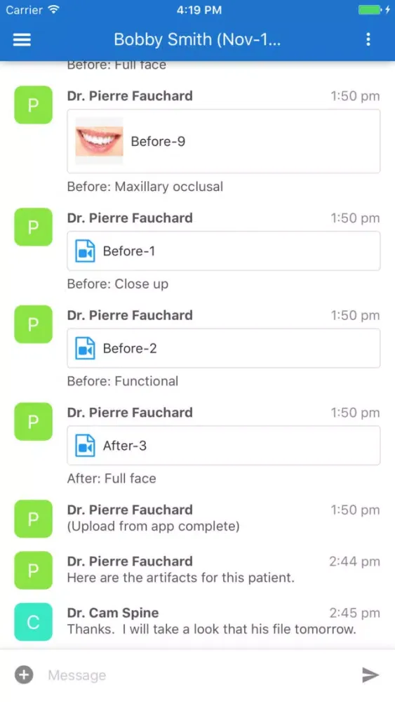 Brightsquid Secure-Chat Screenshots