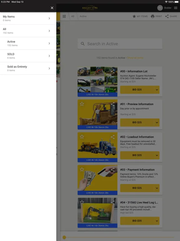 Bright Star Realty and Auction iPad 应用截图