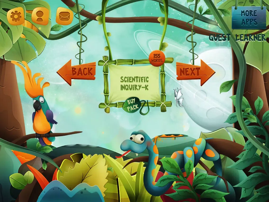 ภาพหน้าจอของ Bongo’s Science & Math Class iPad 