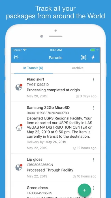 Packages - Track Your Parcels应用截图