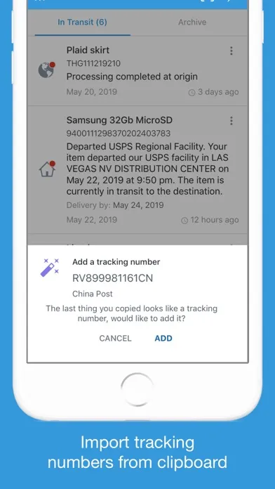 Packages - Track Your Parcels应用截图
