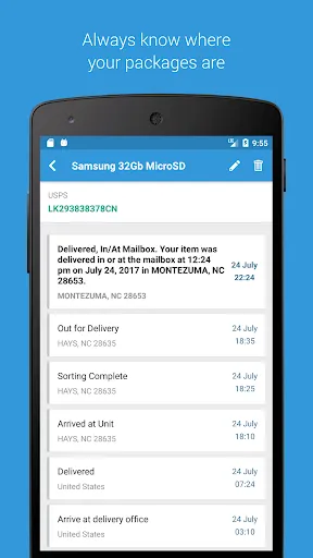 Parcels: Track Online Orders Screenshots