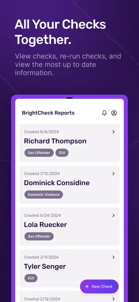 BrightCheck Screenshots