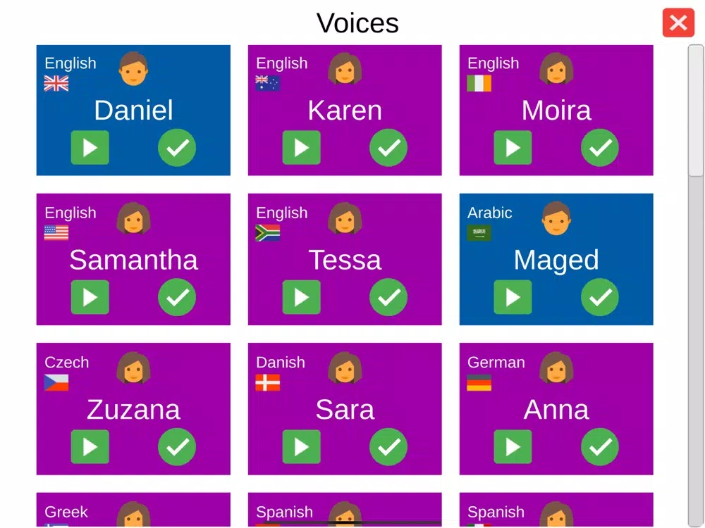 Captures d'écran de Say Something Virtual Voice iPad 