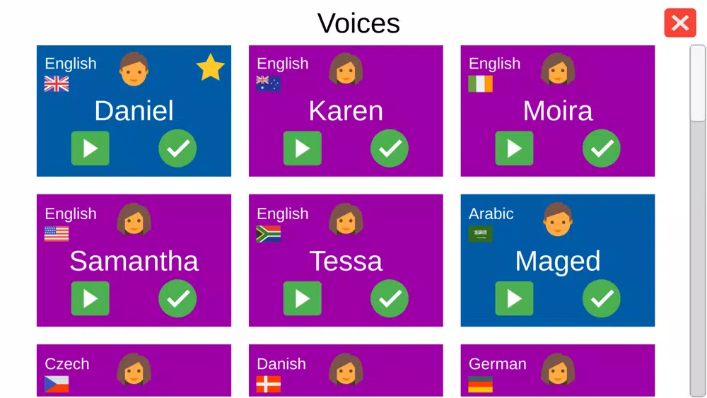Captures d'écran de Say Something Virtual Voice