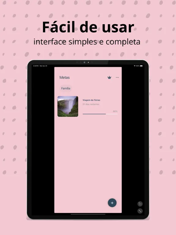 Metas e Objetivos iPad 应用截图