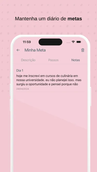 Metas e Objetivos应用截图