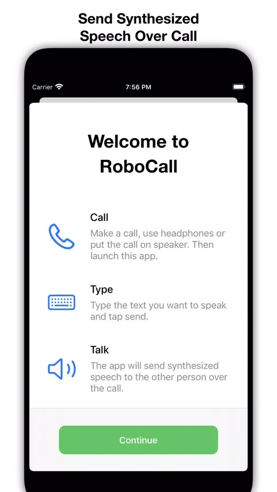 Captures d'écran de RoboCall Maker