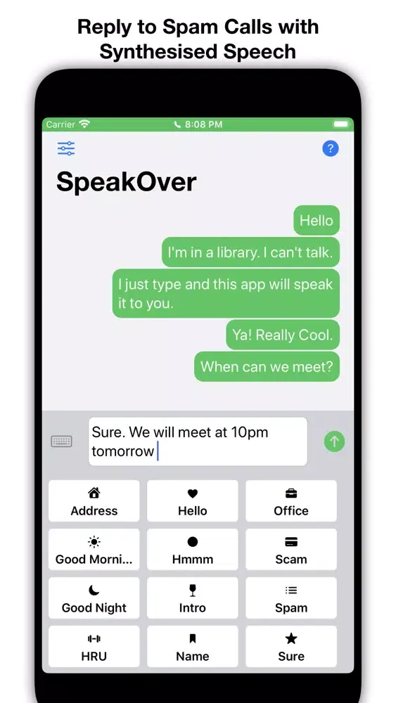 Captures d'écran de RoboCall Maker