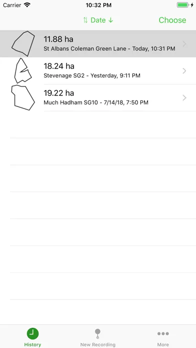 Hectare field area measure GPS স্ক্রিনশট