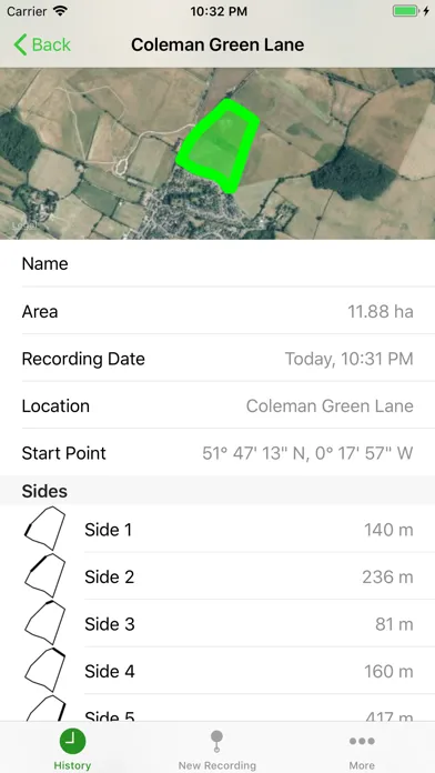 Hectare field area measure GPS স্ক্রিনশট