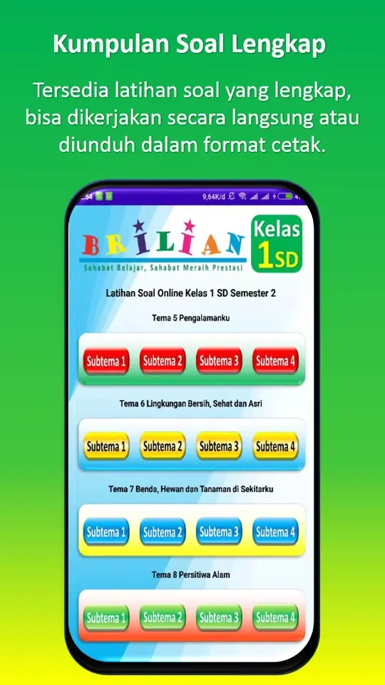 Bimbel Brilian Kelas 1 SD应用截图