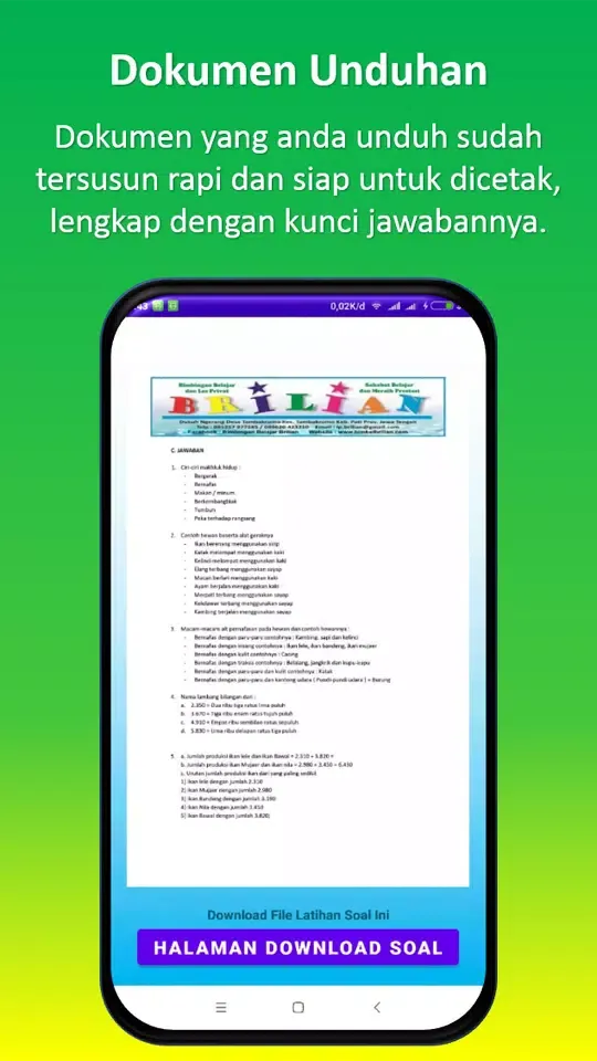 Bimbel Brilian Kelas 1 SD应用截图