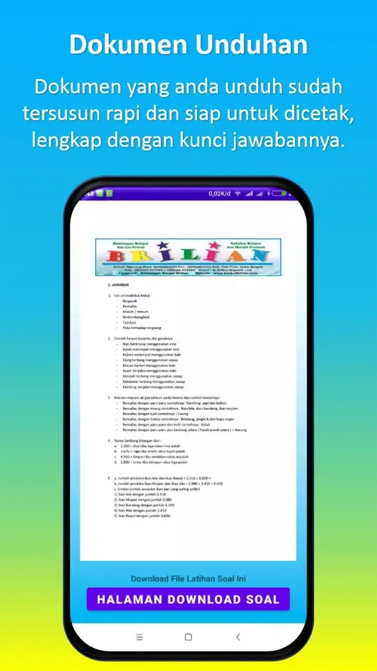 Capturas de pantalla de Bimbel Brilian Kelas 3 SD