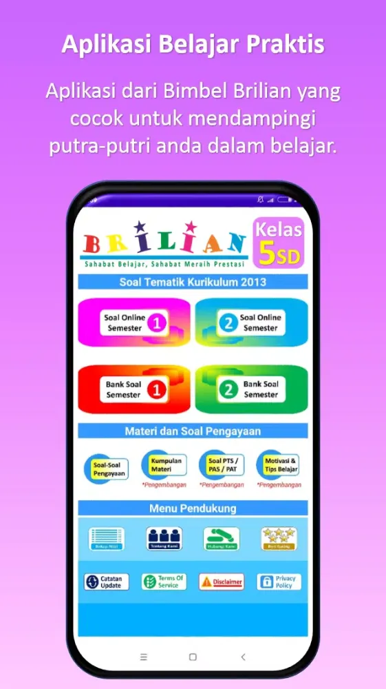Capturas de pantalla de Bimbel Brilian Kelas 5 SD