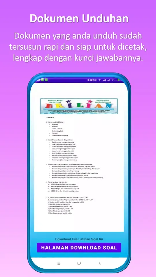 Capturas de pantalla de Bimbel Brilian Kelas 5 SD