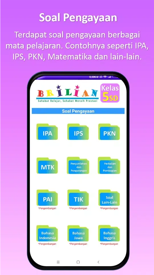 Capturas de pantalla de Bimbel Brilian Kelas 5 SD