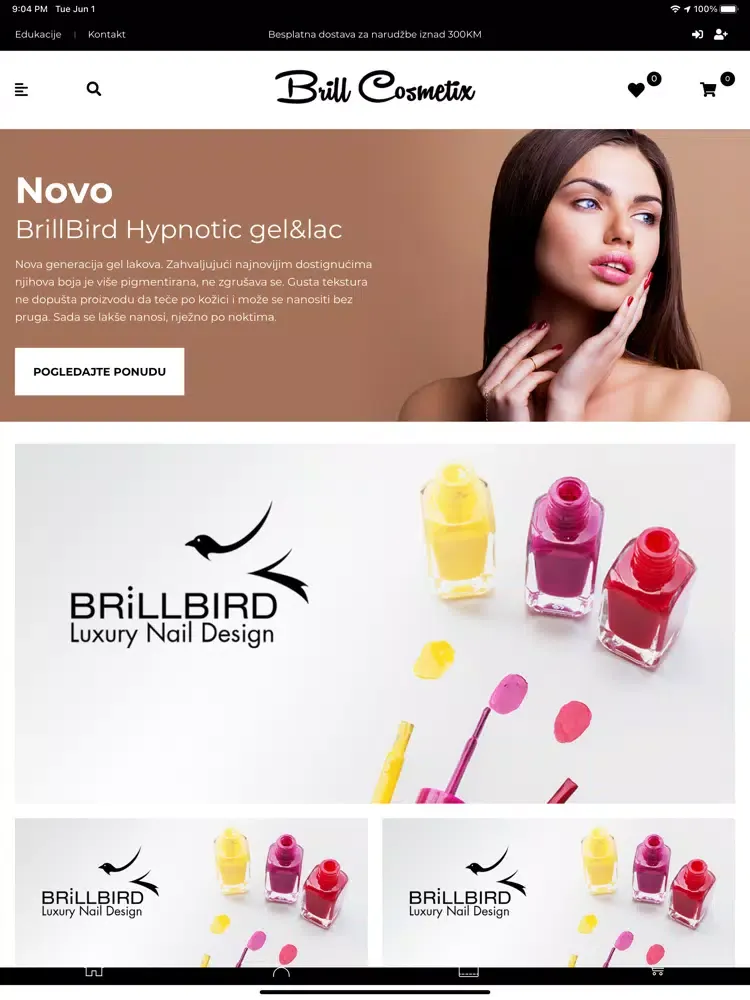 Brill Cosmetix iPad  Ekran Görüntüleri