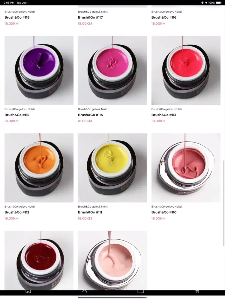 Brill Cosmetix iPad  Ekran Görüntüleri