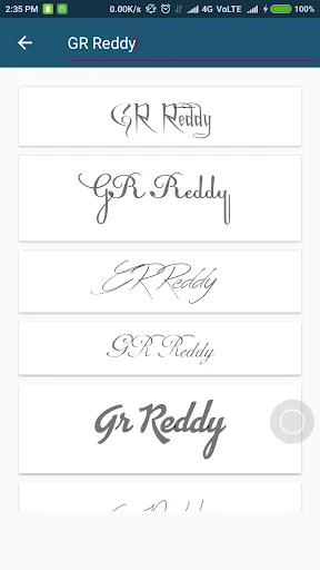 Capturas de pantalla de Signature Creator