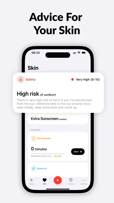 UV Index & Tanning: SunSafe应用截图