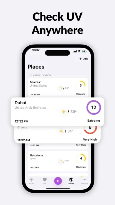 UV Index & Tanning: SunSafe应用截图
