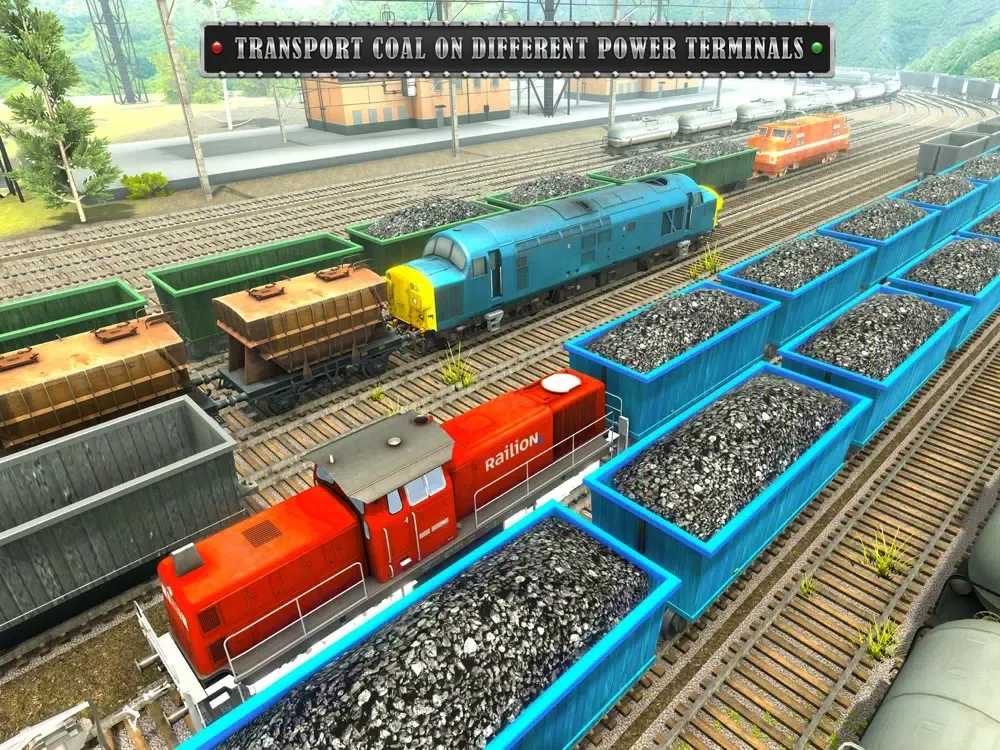 Capturas de pantalla de Coal Train Transport Simulator iPad 
