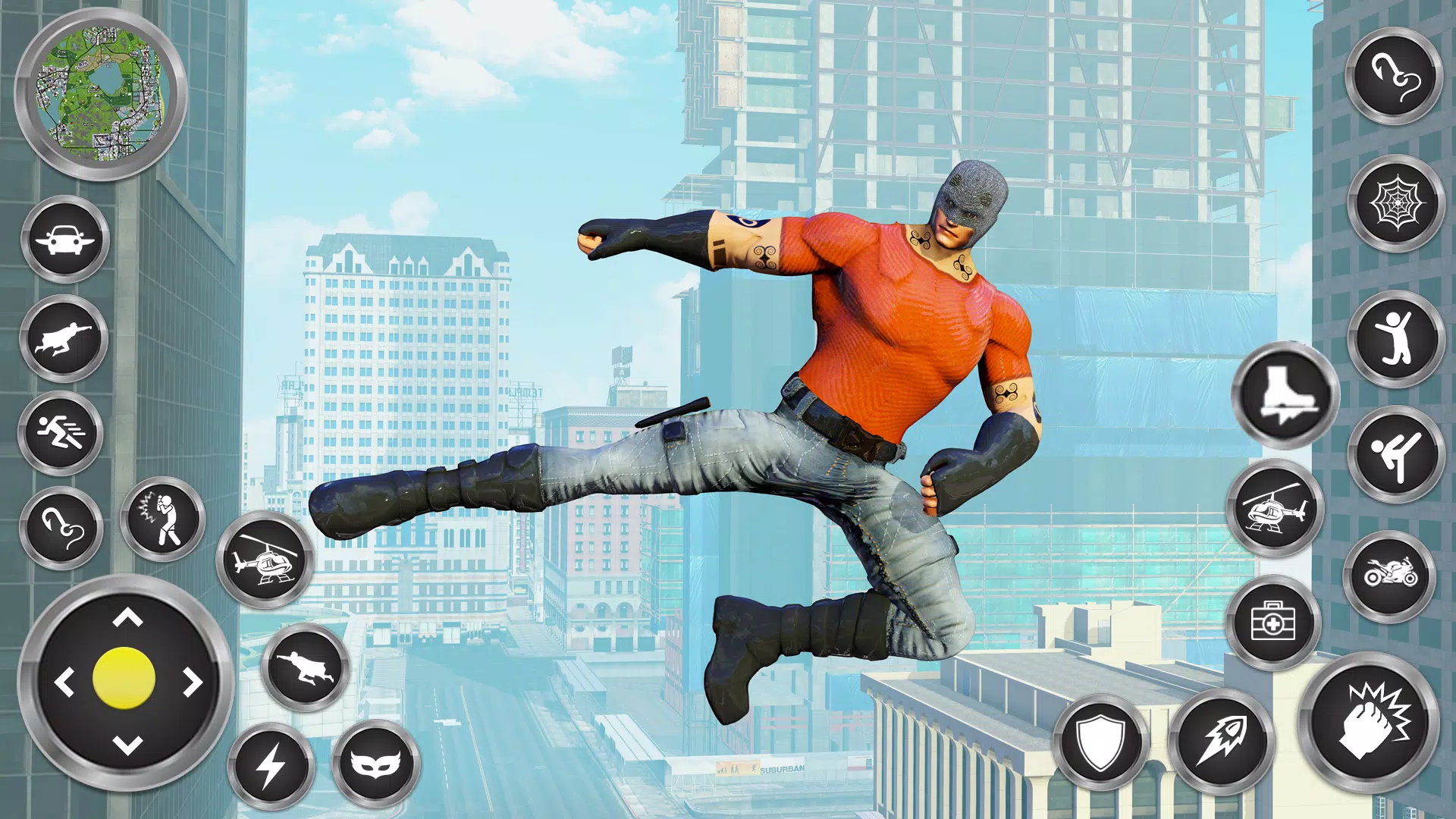 Open World Fighting Hero Game Screenshots