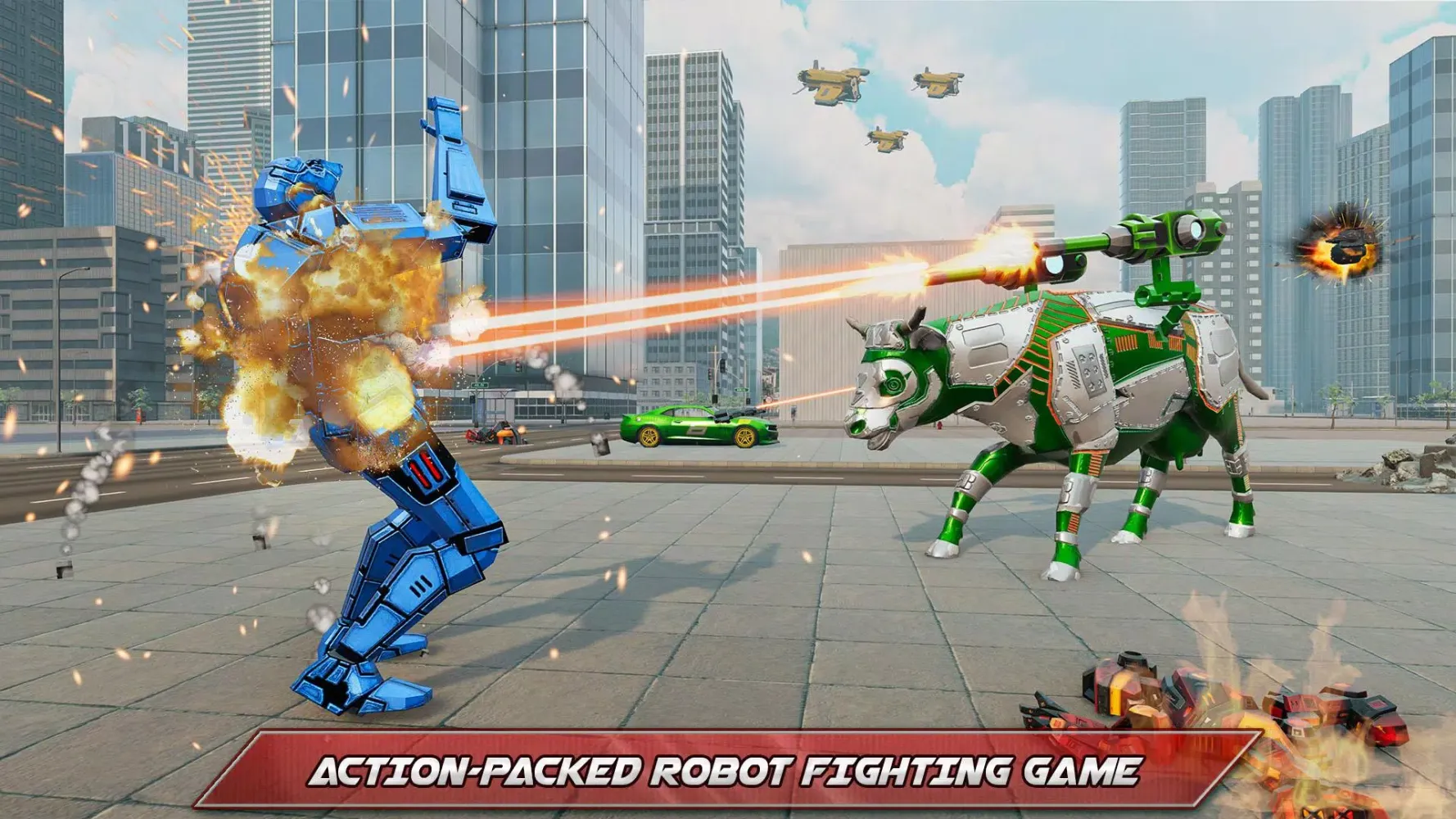 Flying Horse Robot Transforming Games应用截图
