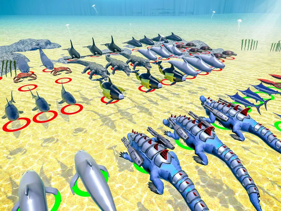 Sea Animal Battle Simulator iPad  স্ক্রিনশট